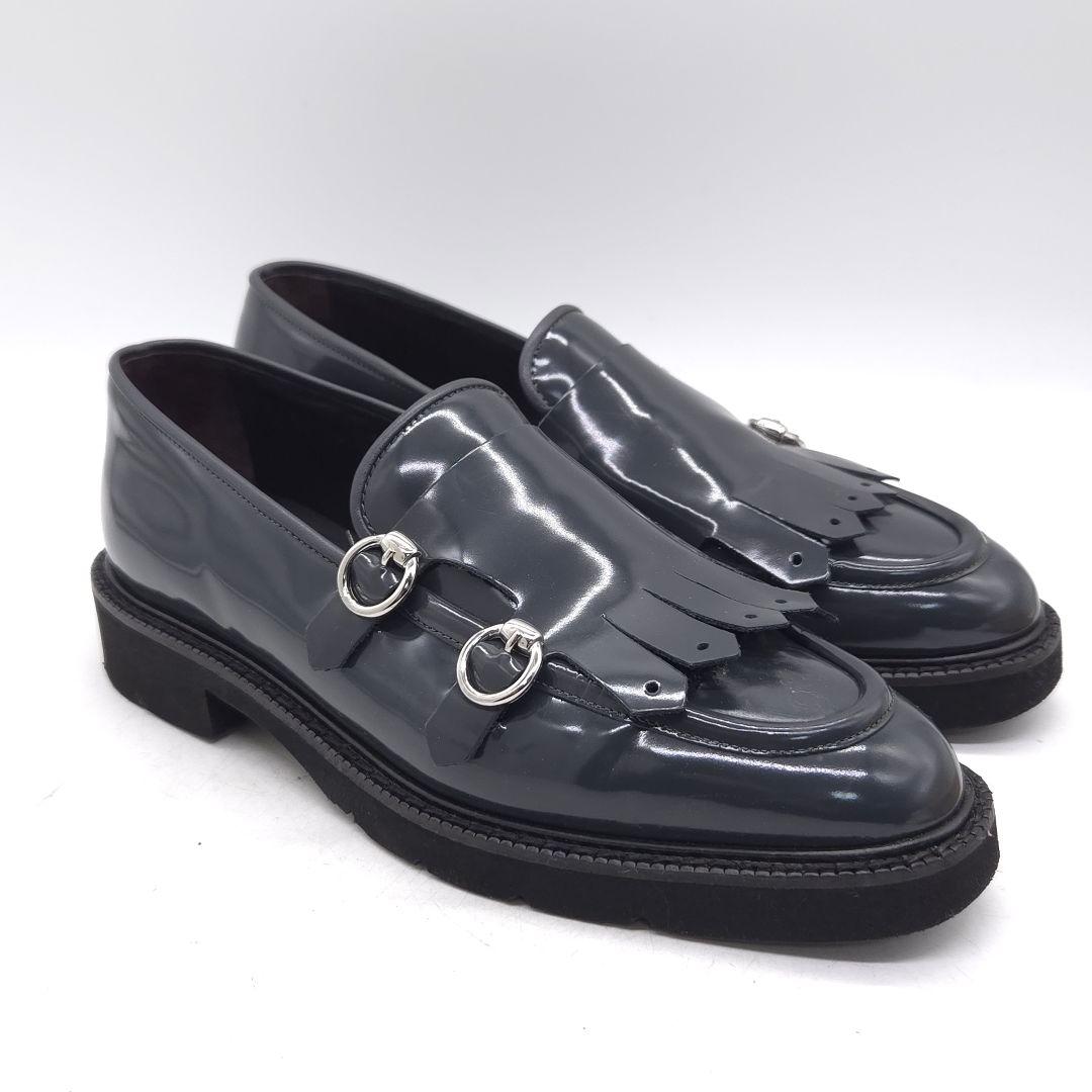 LUCA GROSSI ルカグロッシ ダブル モンクストラップ ローファー