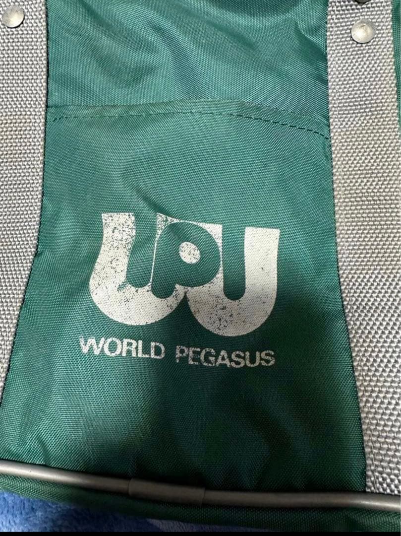 ワールドペガサス　ワッペ スクバ 緑　トートバッグ