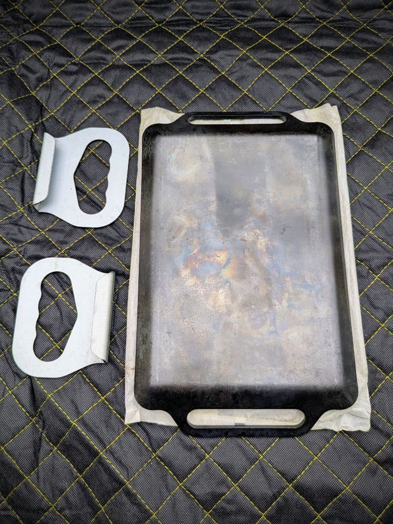 KVASS ステンレス製炭火台 ゼオール鉄板 焼鳥セット ベルモントバッグ入り