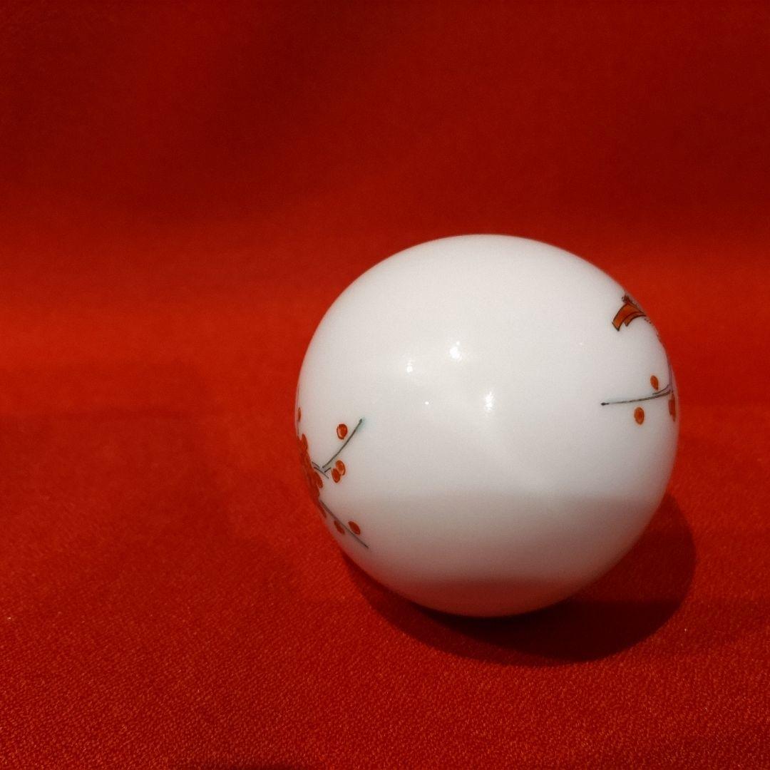 14代 柿右衛門 花鳥文 梅花文 文鎮1点 有田焼 ペーパーウェイト