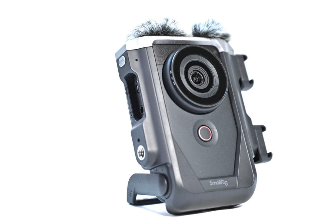 PowerShot V10 コンパクトカメラ，SmallRigケース付き