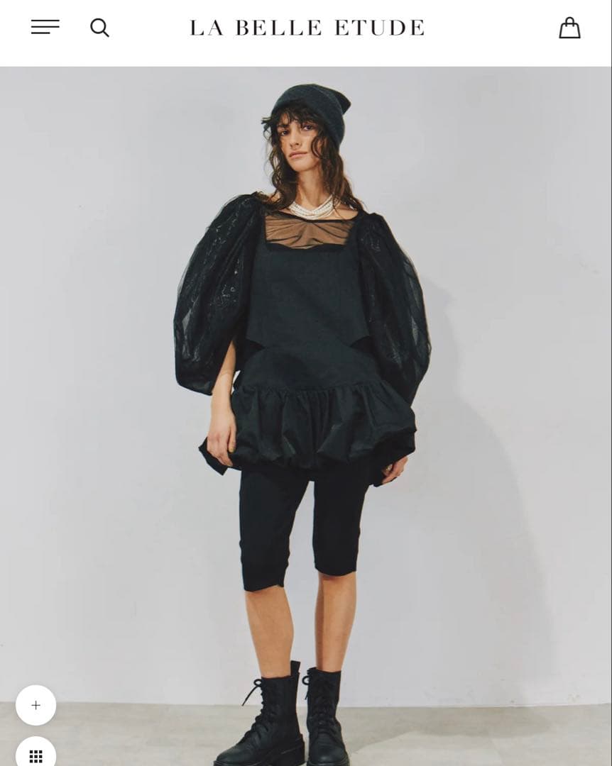 【新品未使用】LA BELLE ETUDE サイドカット裾バルーンキャミ