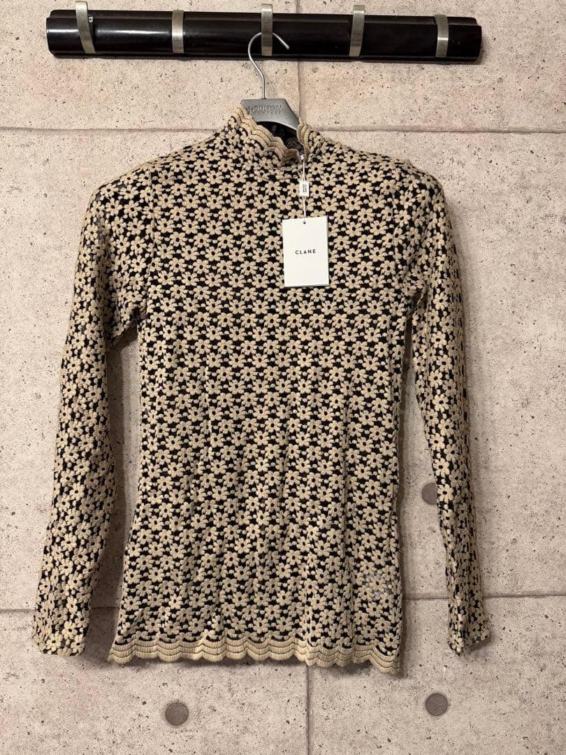 CLANE clane クラネ 3D FLOWER LACE TOPS