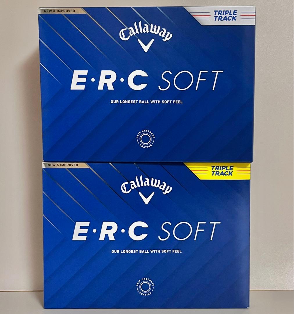 新品 キャロウェイ ゴルフボール ERC SOFT 2025モデル 2ダース