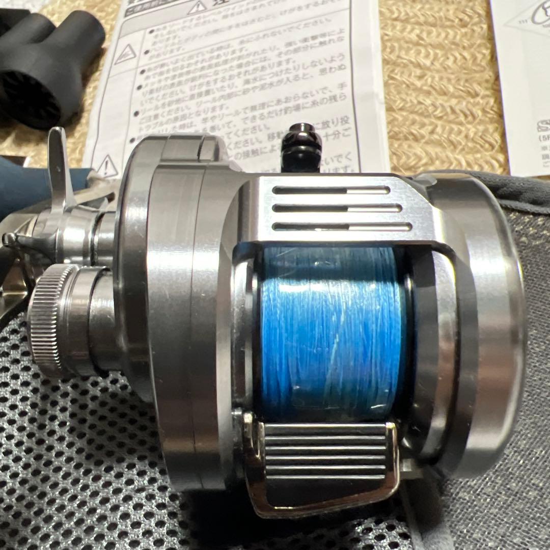 シマノ カルカッタコンクエストDC201 美品 バリアル新品 アンタレス レフト