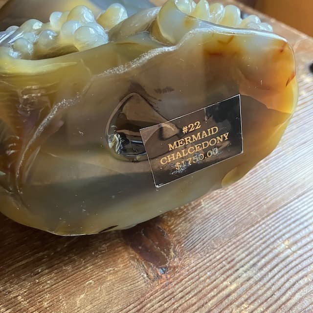 希少 天然石 彫刻 マーメイド 人魚 骨董 ヴィンテージ 作家 工芸品 風水