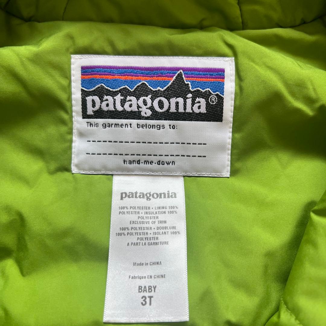 パタゴニア　キッズ　スノーウェア、スキーウェア　ジャンプスーツ　3T