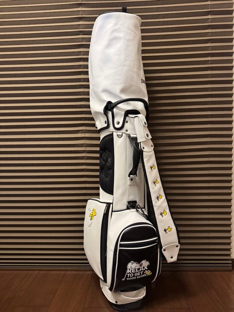 スヌーピーゴルフスタンド式キャディバッグ