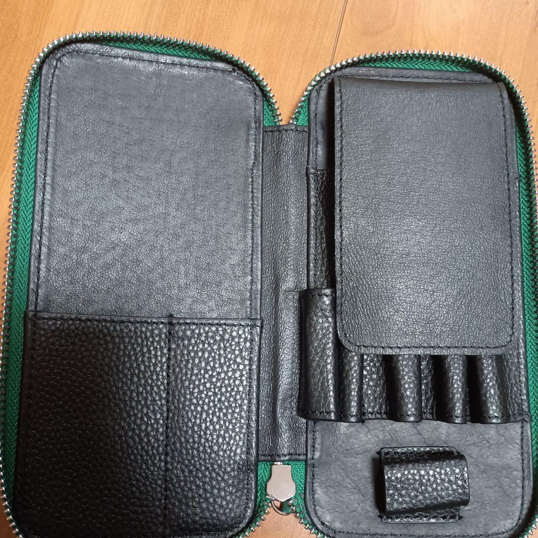 LUDDITE　ラウンドジップペンケース　エッセンシャル MAYA　ティール