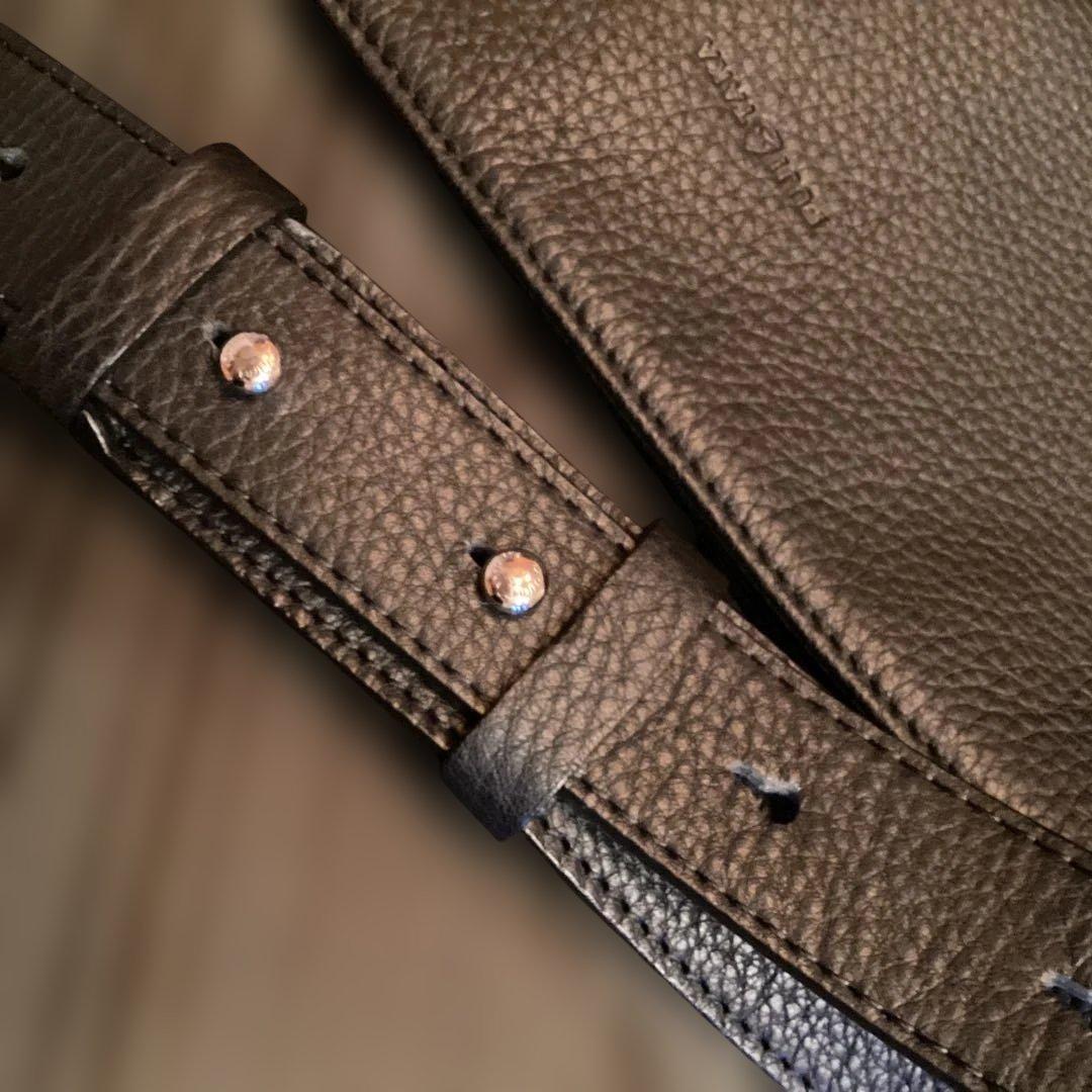 FUJITAKA フラップ付きショルダーバッグ