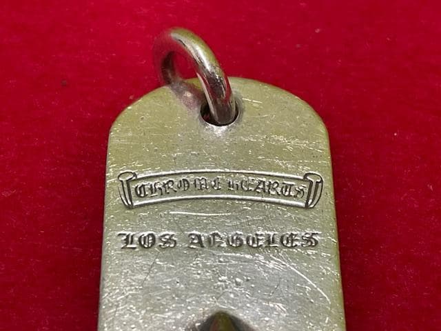 CHROME HEARTS レイズドスター ドッグタグ LA限定 即日配送