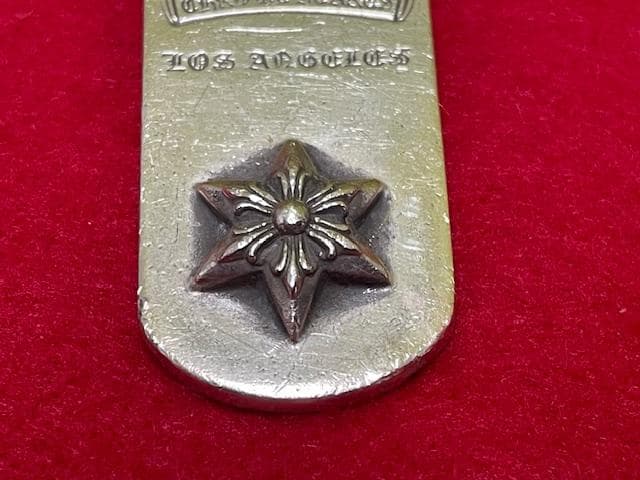CHROME HEARTS レイズドスター ドッグタグ LA限定 即日配送