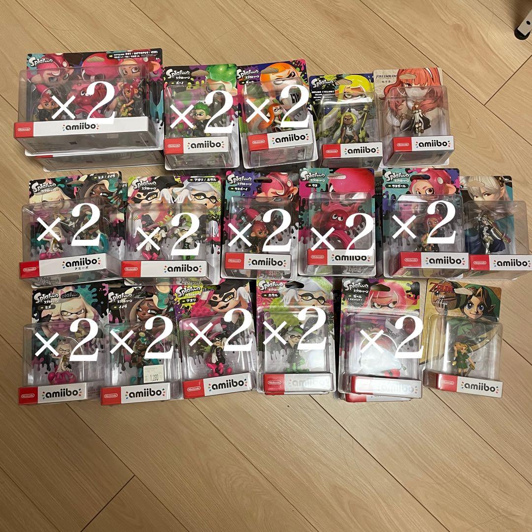 amiibo未開封38個　スプラトゥーン、その他セット売り