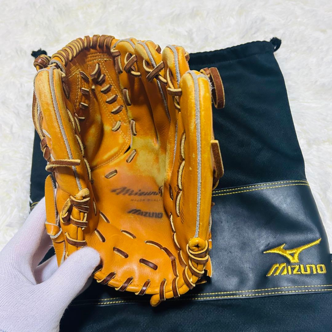 MIZUNO Pro 軟式グローブ オレンジ色　投手用　大人用