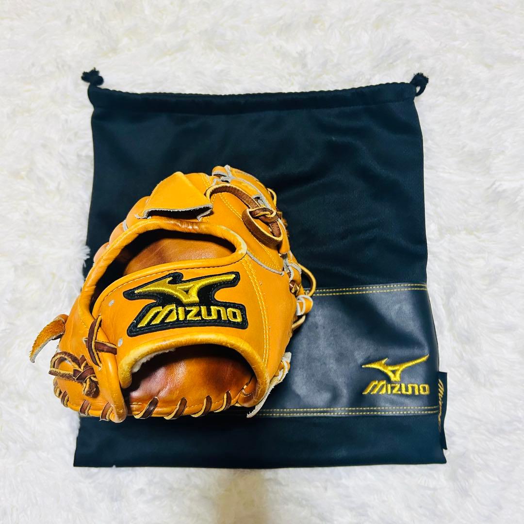 MIZUNO Pro 軟式グローブ オレンジ色　投手用　大人用