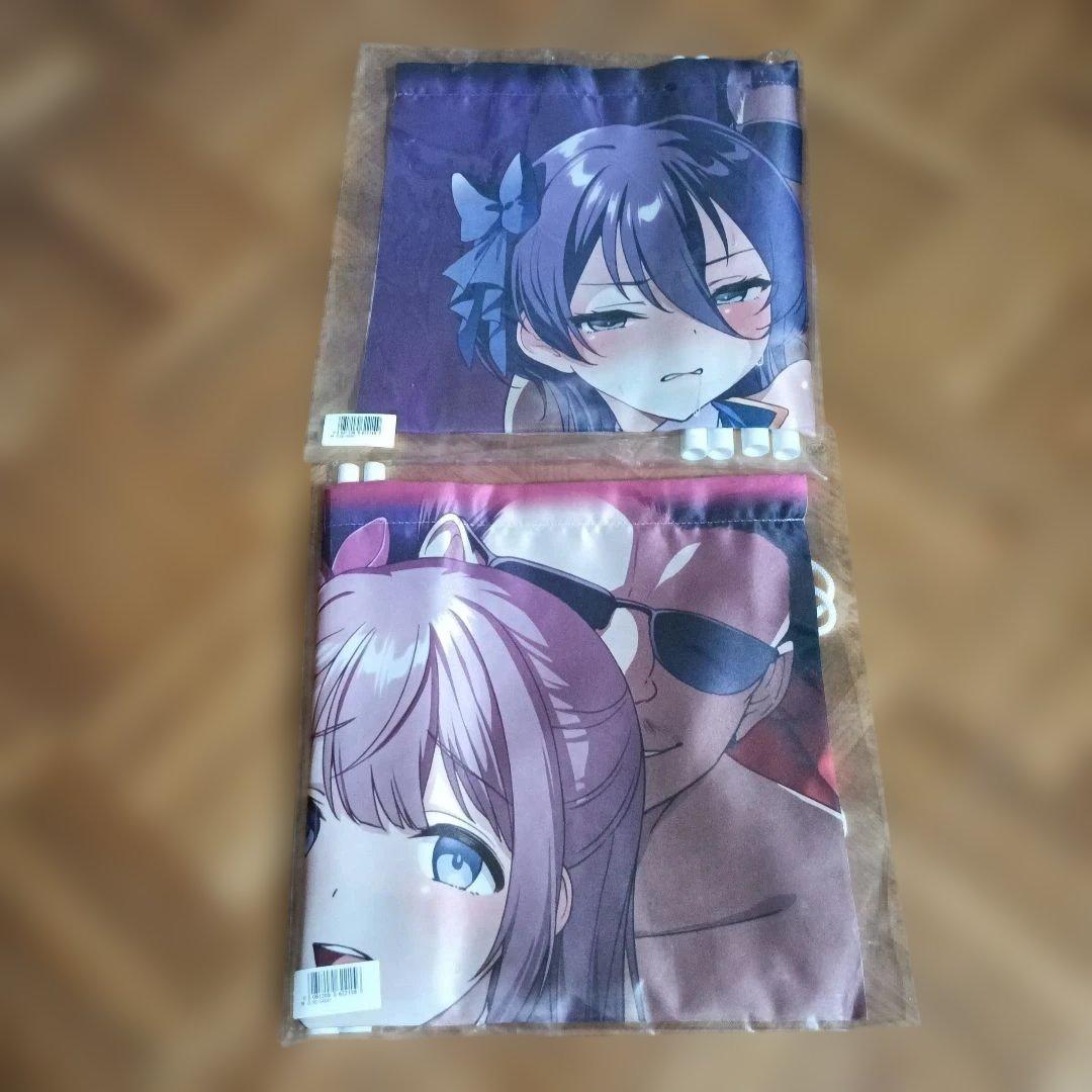 左藤空気　ova ケガレボシ　タペストリー　vパンエクスタシー　赤　青