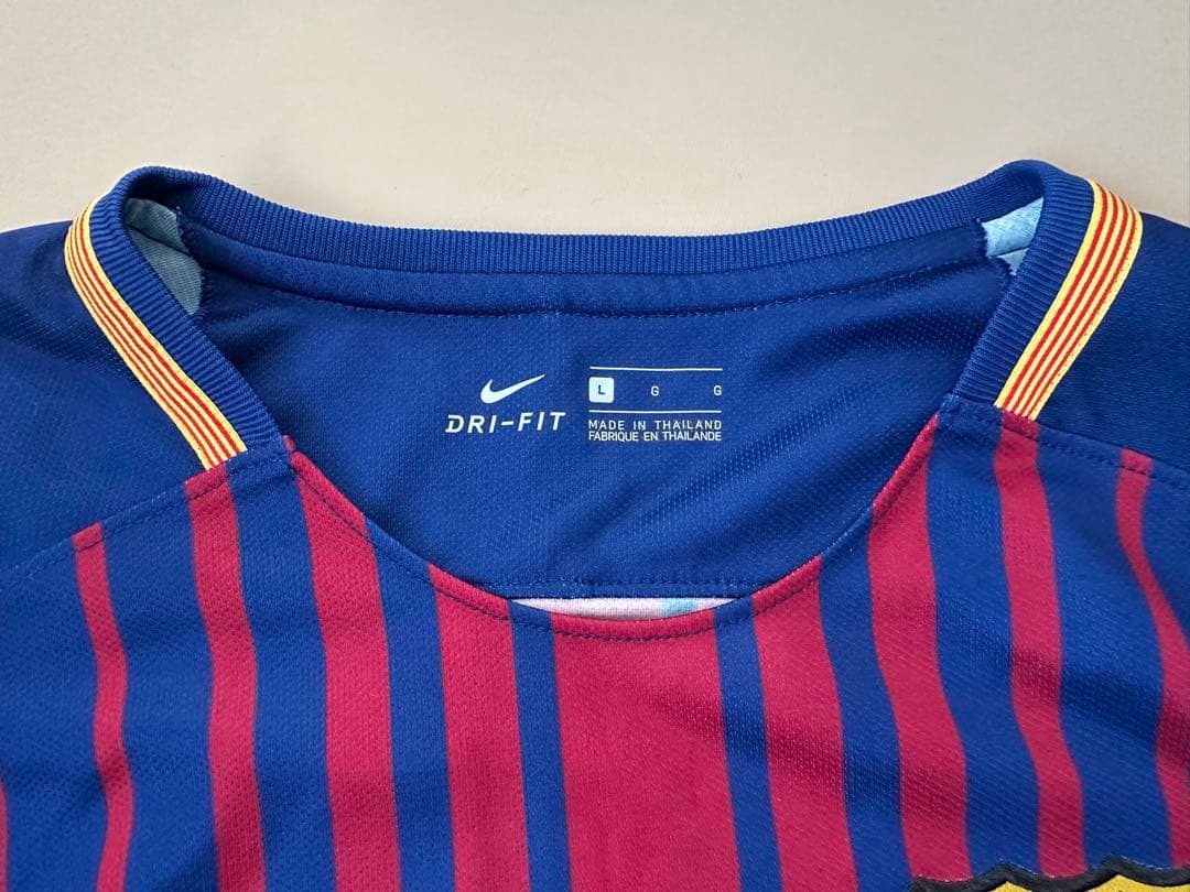 FCバルセロナ 17/18 メッシ ホームユニフォーム 【Lサイズ】