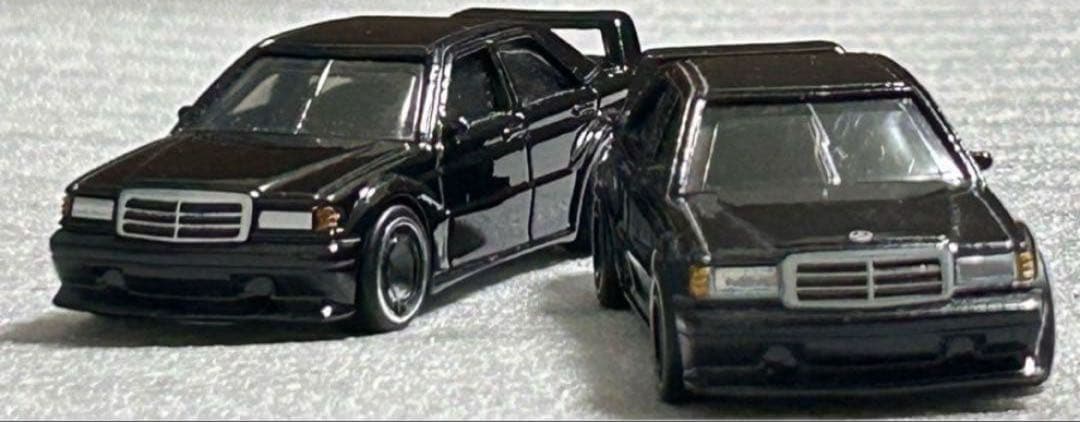 ホットウィール メルセデス ベンツ 190E 2台セット