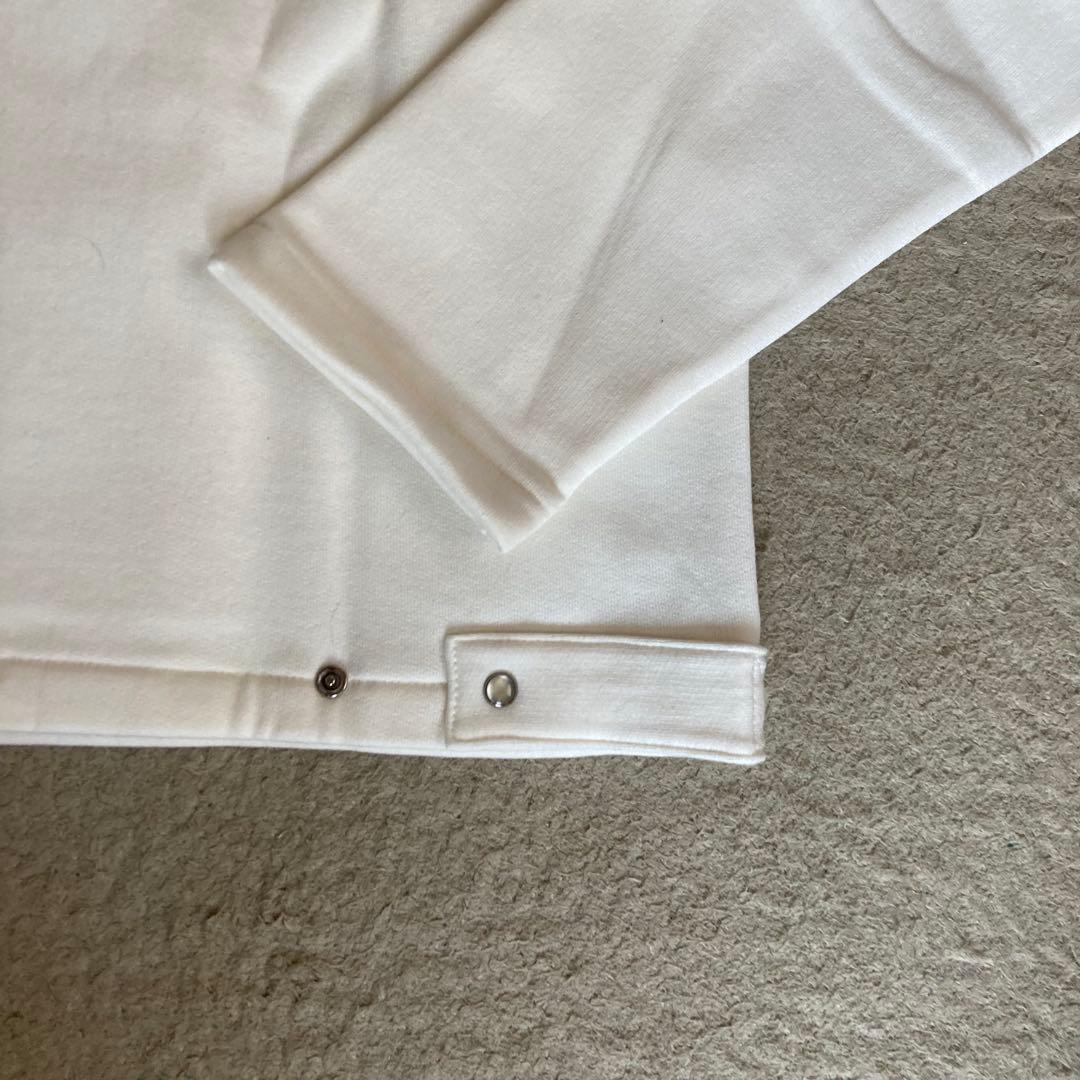 【新品】アニエス・ベー　コットン メルトン カーディガンプレッション サイズ2