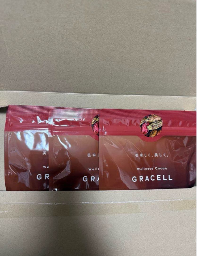 GRACELLグレイセルウェルネスココア 100g×3袋