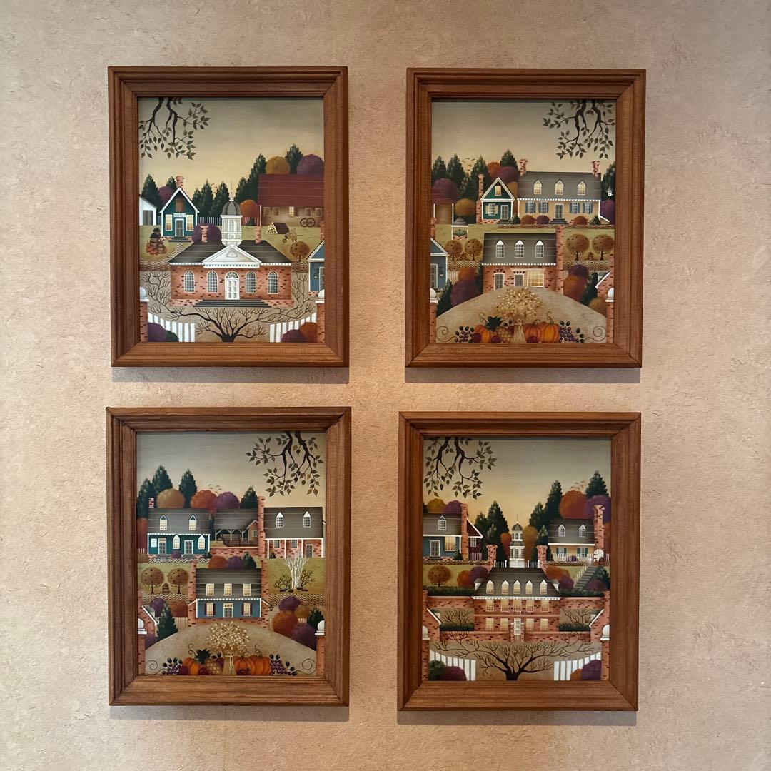 トールペイント作品　４点