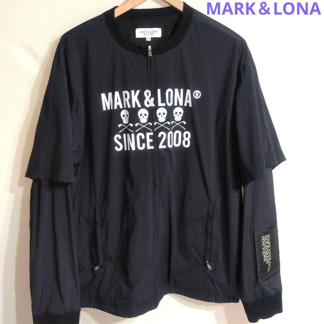 【美品】【50】MARK＆LONA ブルゾン ナイロンジャケット メンズ