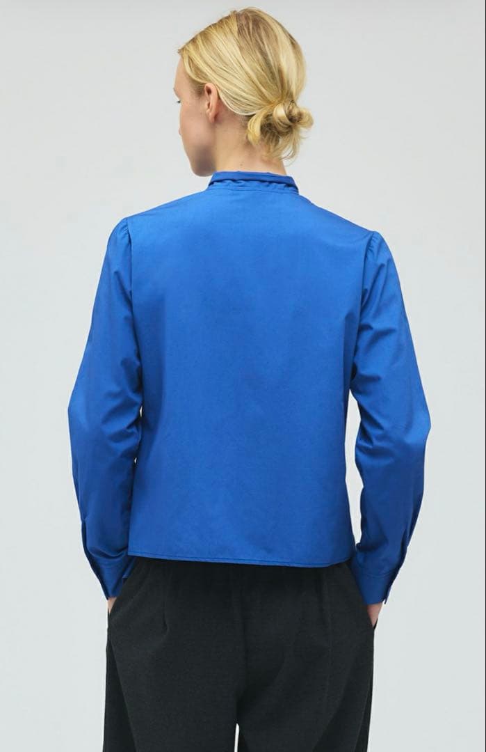 ミズイロインド　リボンタイブラウス　今季新品