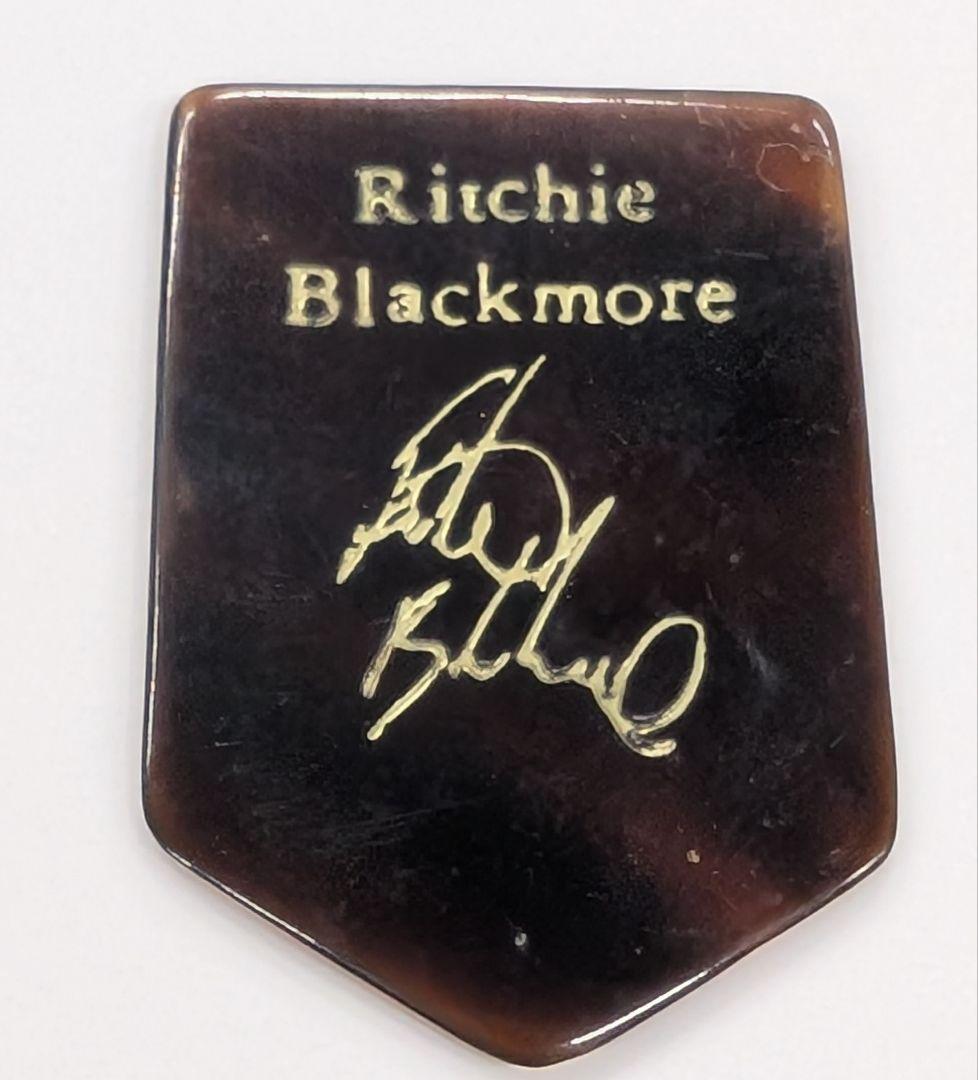 1995年来日公演　レインボー リッチー・ブラックモア ギター ピック 本鼈甲