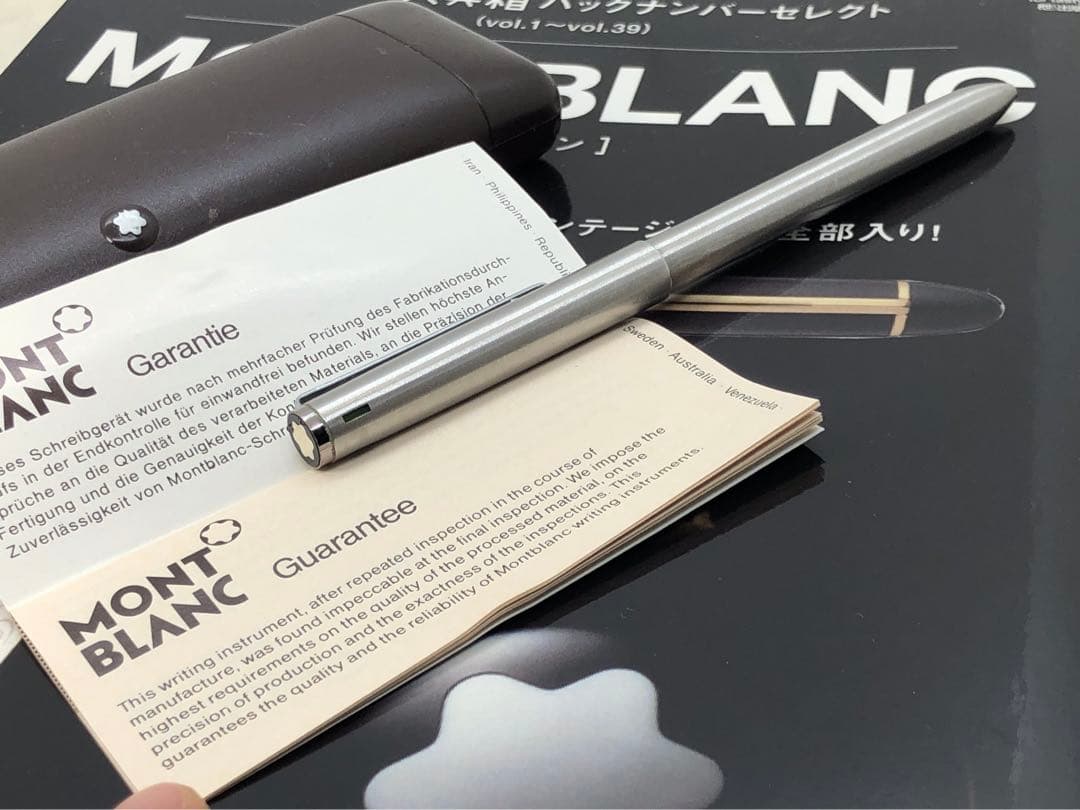 稀少カスタム！クリエイター必需品４色マルチボールペンNo2722バフ★モンブラン