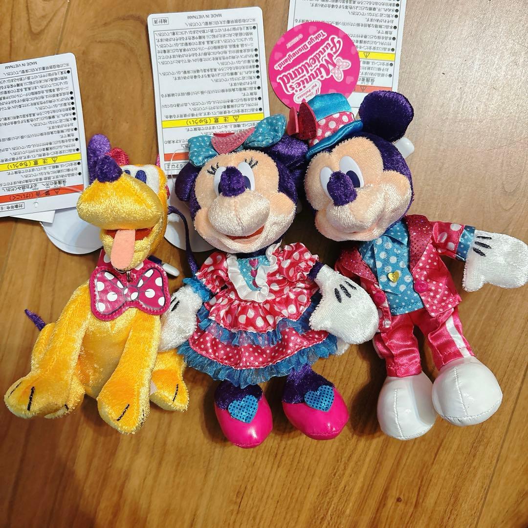 ディズニー パルパル 2026 ぬいばセット ミッキー ミニー プルート