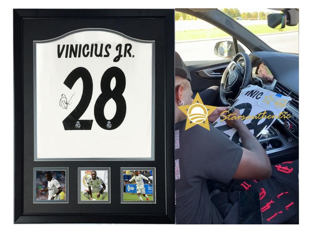 直筆サイン入りユニフォーム ビニシウスジュニア FC レアル・マドリード