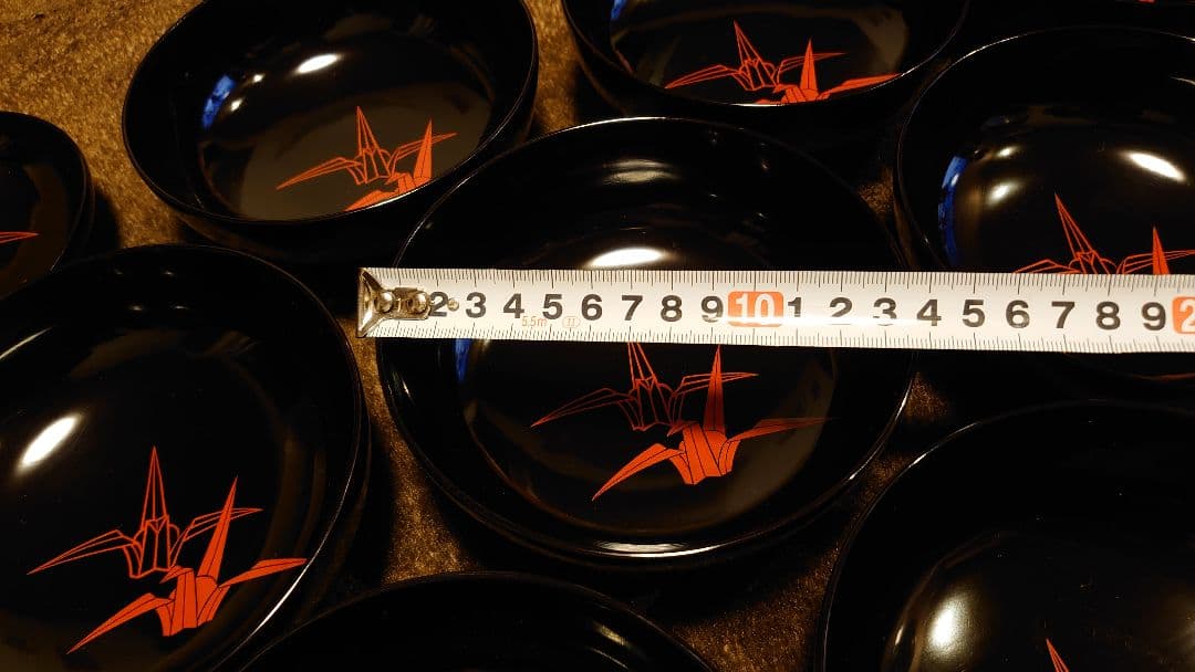 輪島塗　漆器　蒔絵　蓋椀　蓋物　蔵出し　１０客