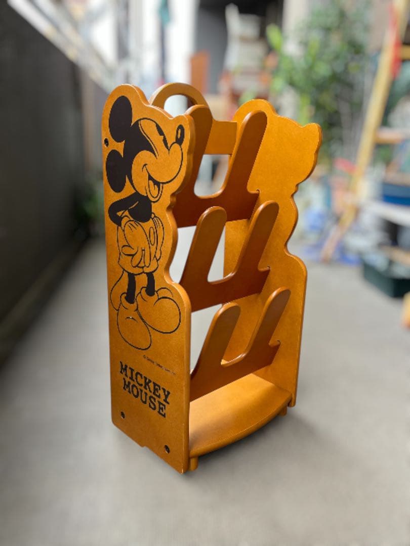 ミッキーマウス 木製 ラック 【希少品】　昭和　レトロ