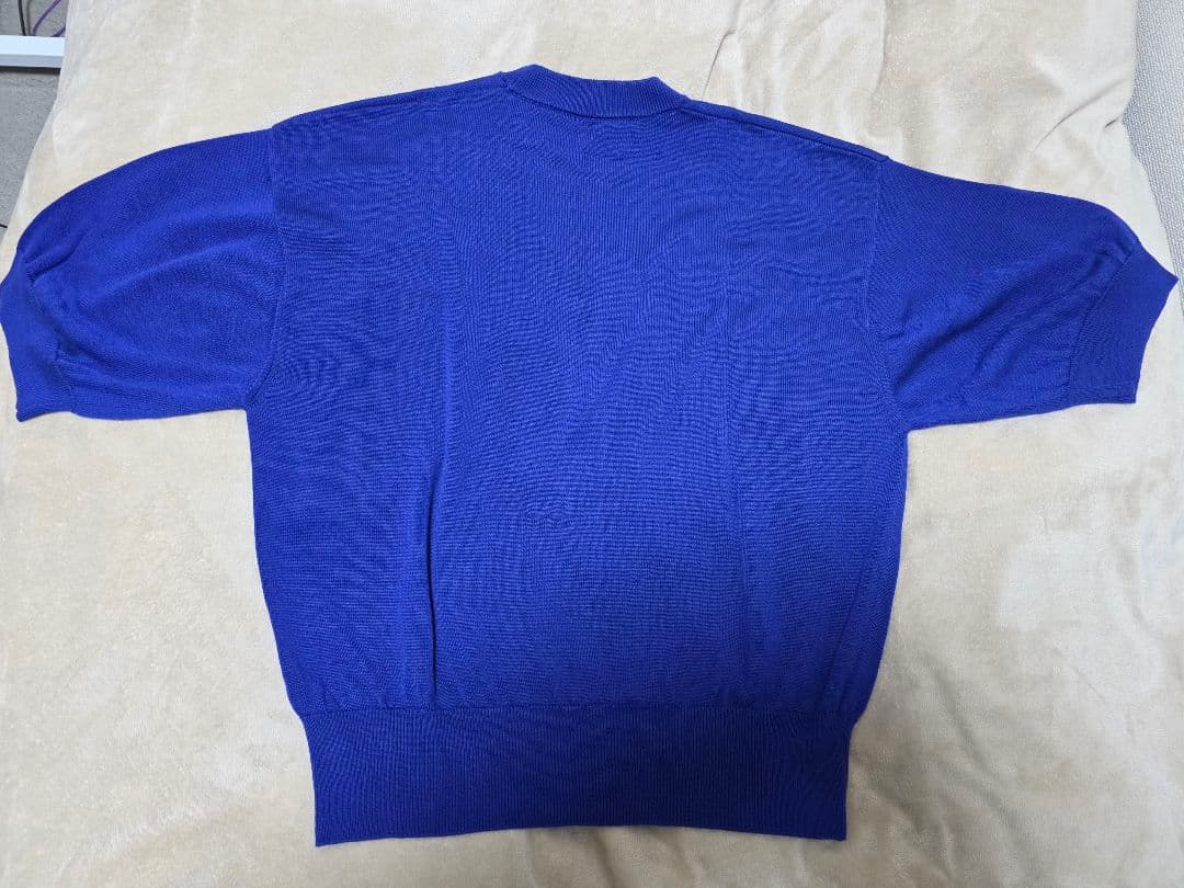 RAINMAKER CREW-NECK S/S SWEATER 青 サイズ4