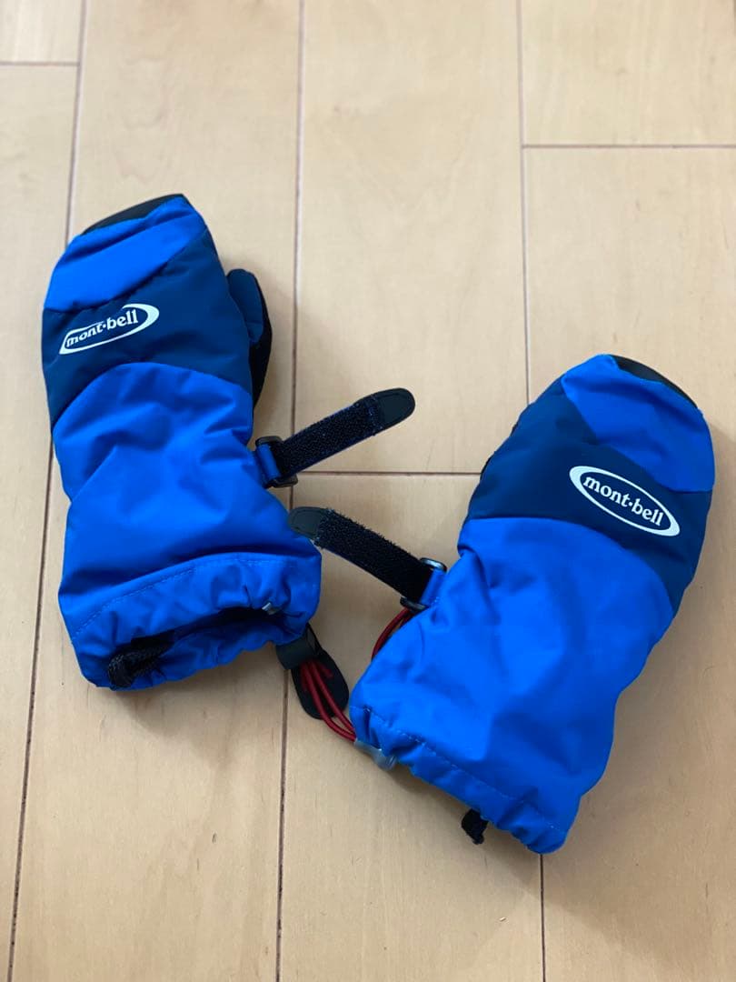 montbell /キッズ ウィンタースポーツウェア上下120 、グローブ4-6