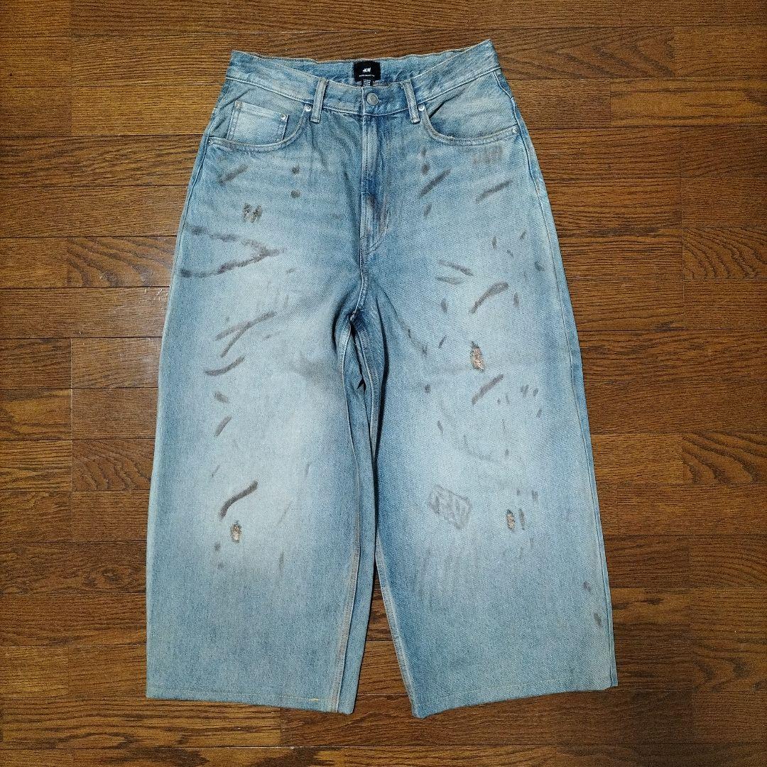 スーパーバギー SUPER BUGGY　アクネ似 バギーデニム　h＆m