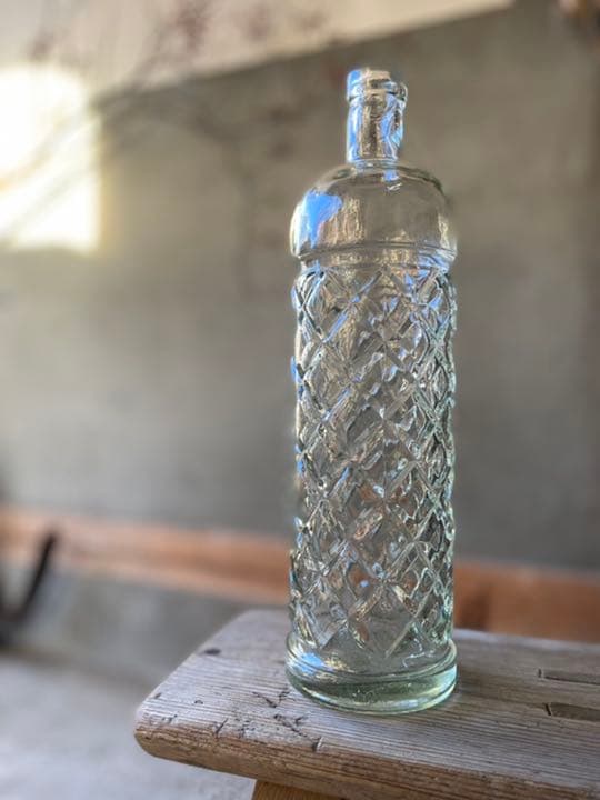 ビンテージ  ガラスベース