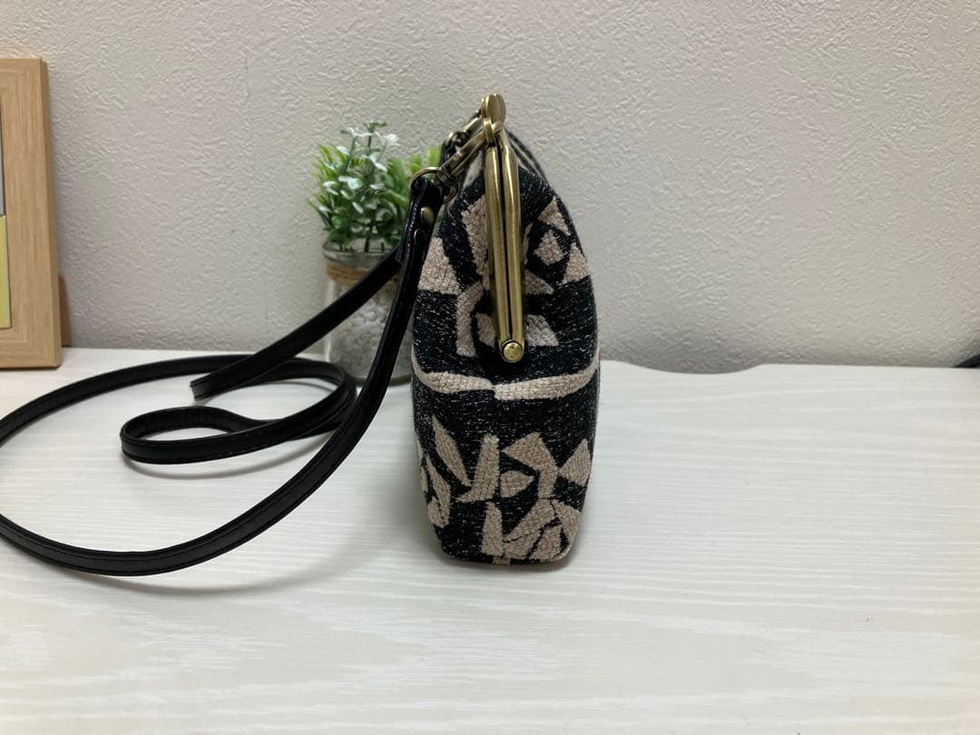 【専用です】ミナペルホネン　LULU がま口ポシェット　ハンドメイド