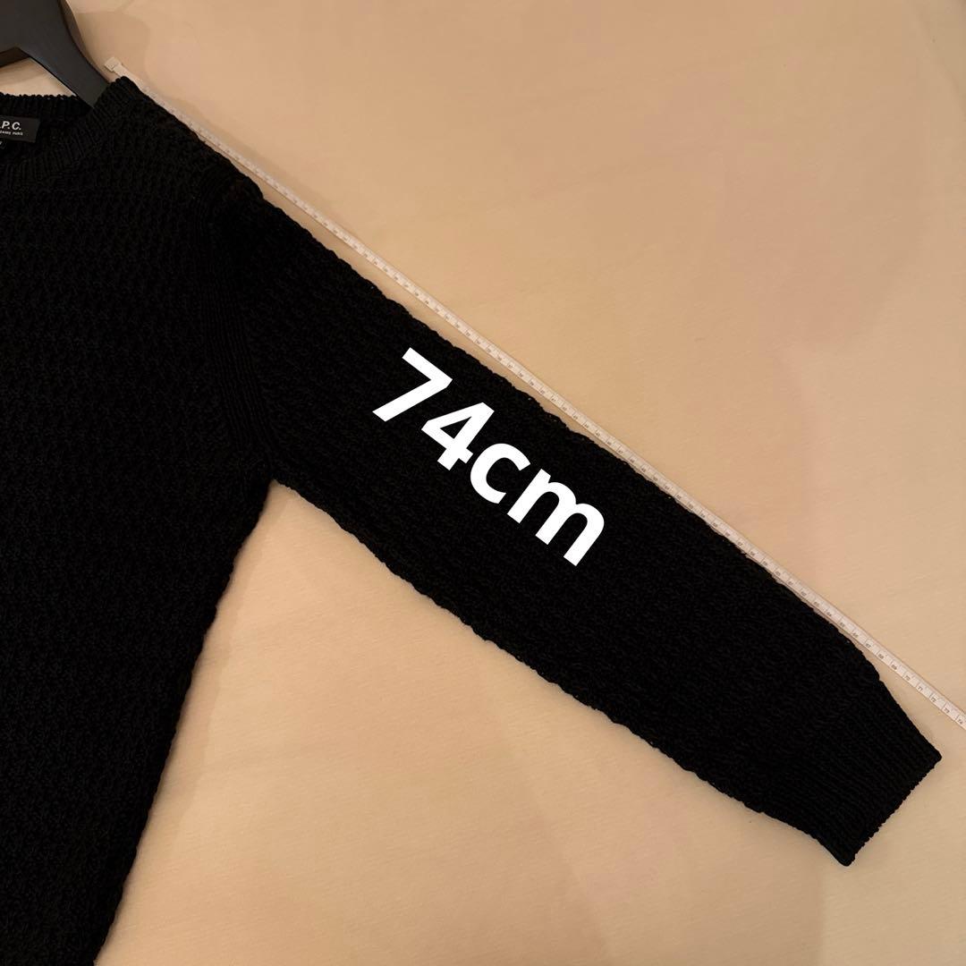 イ*カ様 美品 A.P.C. ブラック ニット セーター