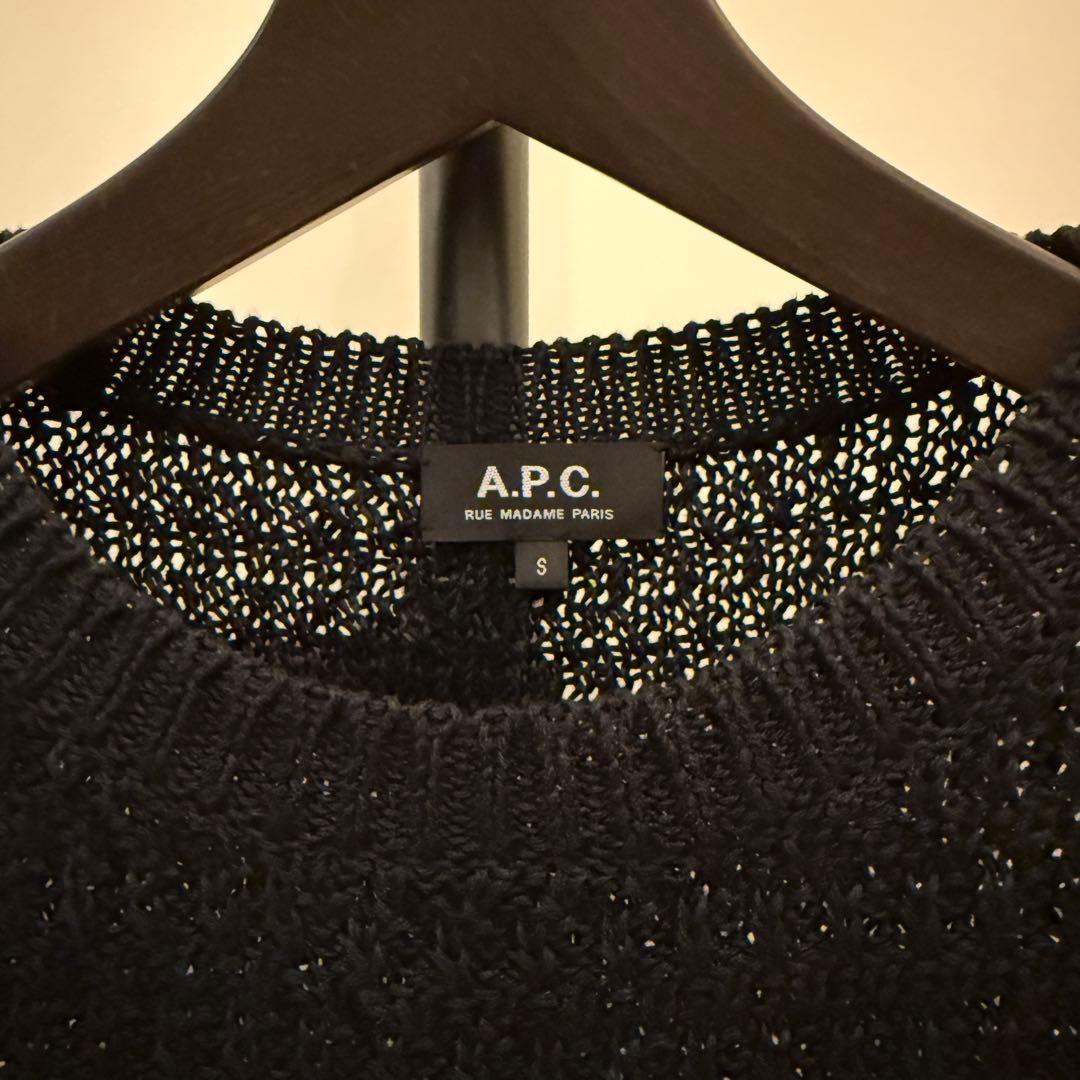 イ*カ様 美品 A.P.C. ブラック ニット セーター