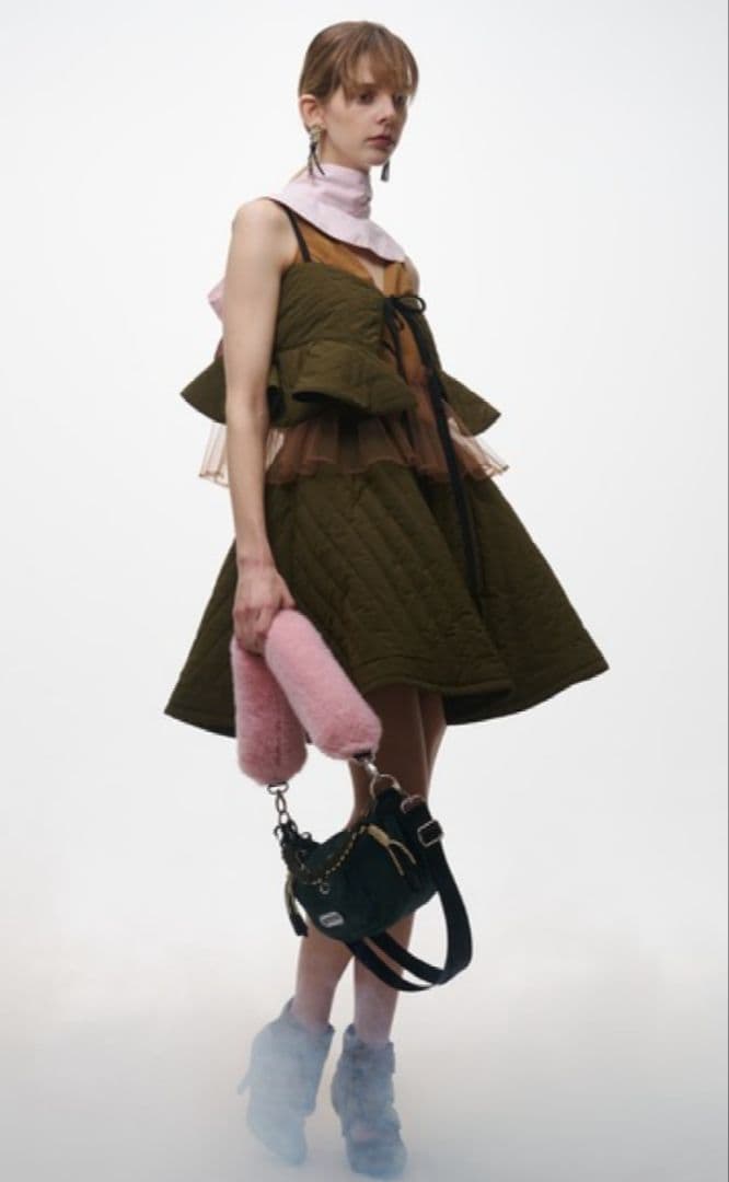 バッグ NON TOKYO 3WAY FUR HANDLE BAG OUTDOOR