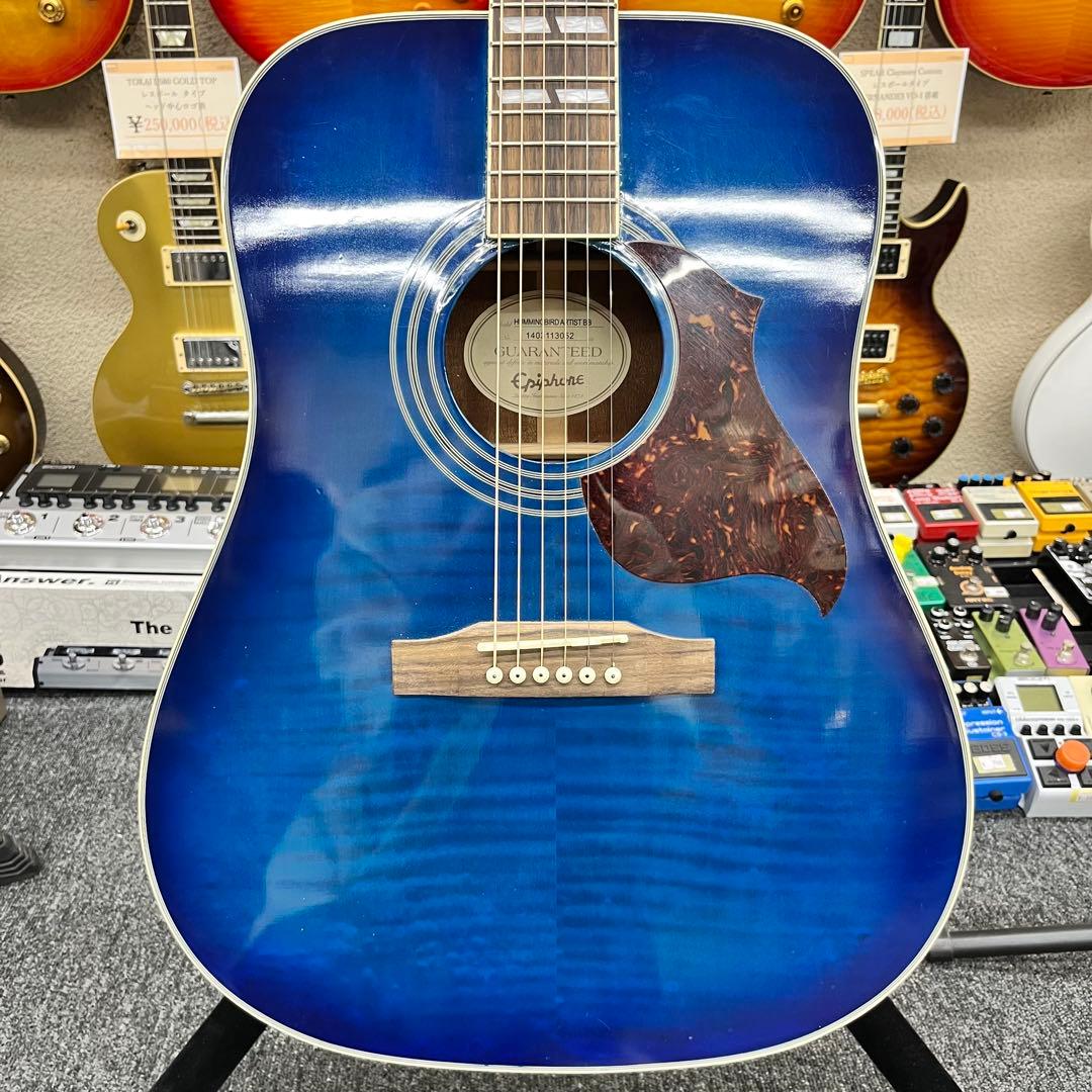 【11585】Epiphone hummingbird Artist Blue