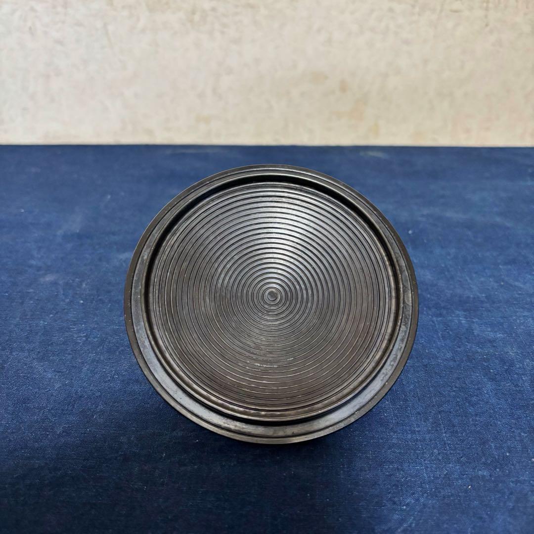 風炉/茶釜/電熱器/唐銅鬼面風炉/野々田製電熱器/敷板/茶道具/お点前道具