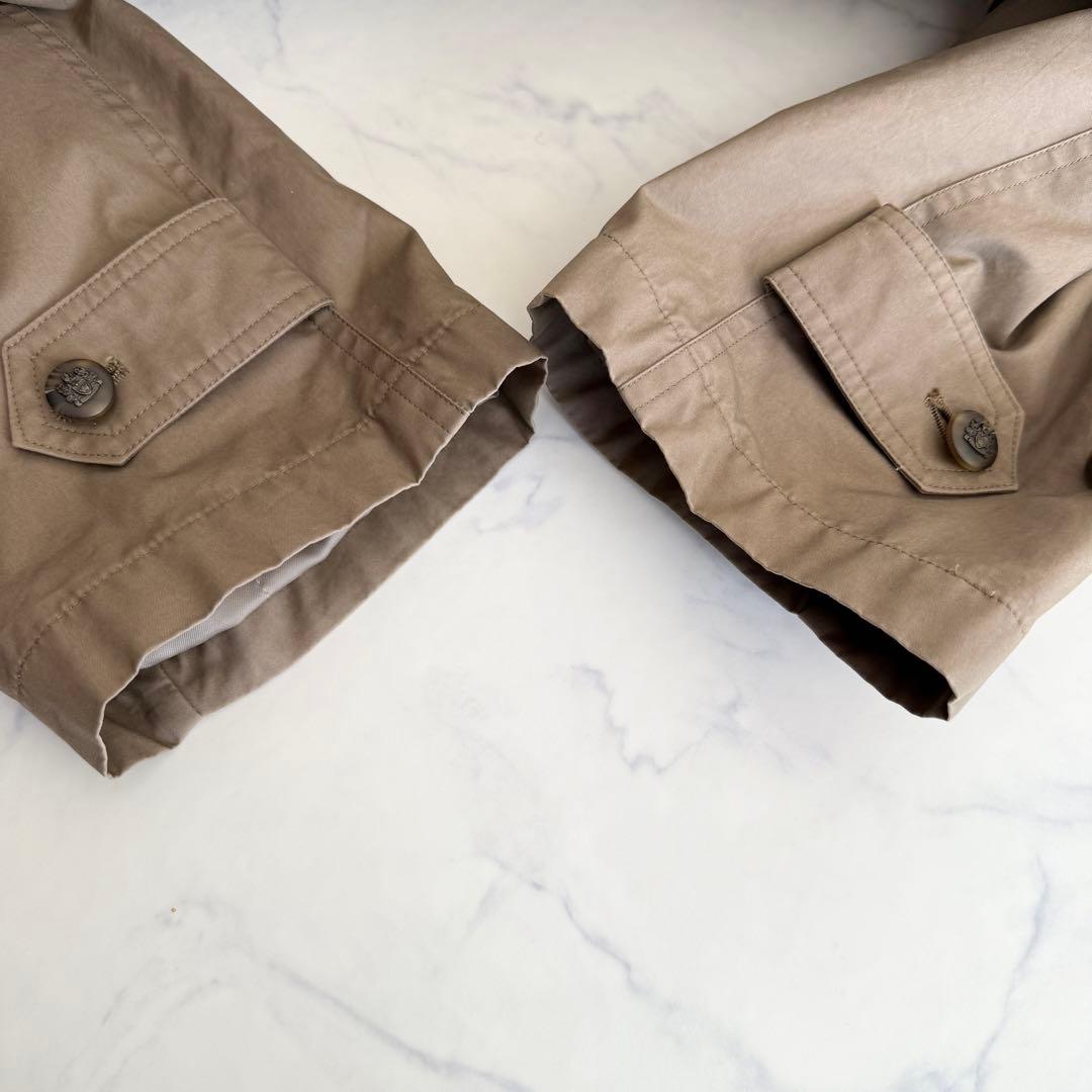 【美品】　アクアスキュータム モッズコート ライナー 裏地チェック ダウンコート