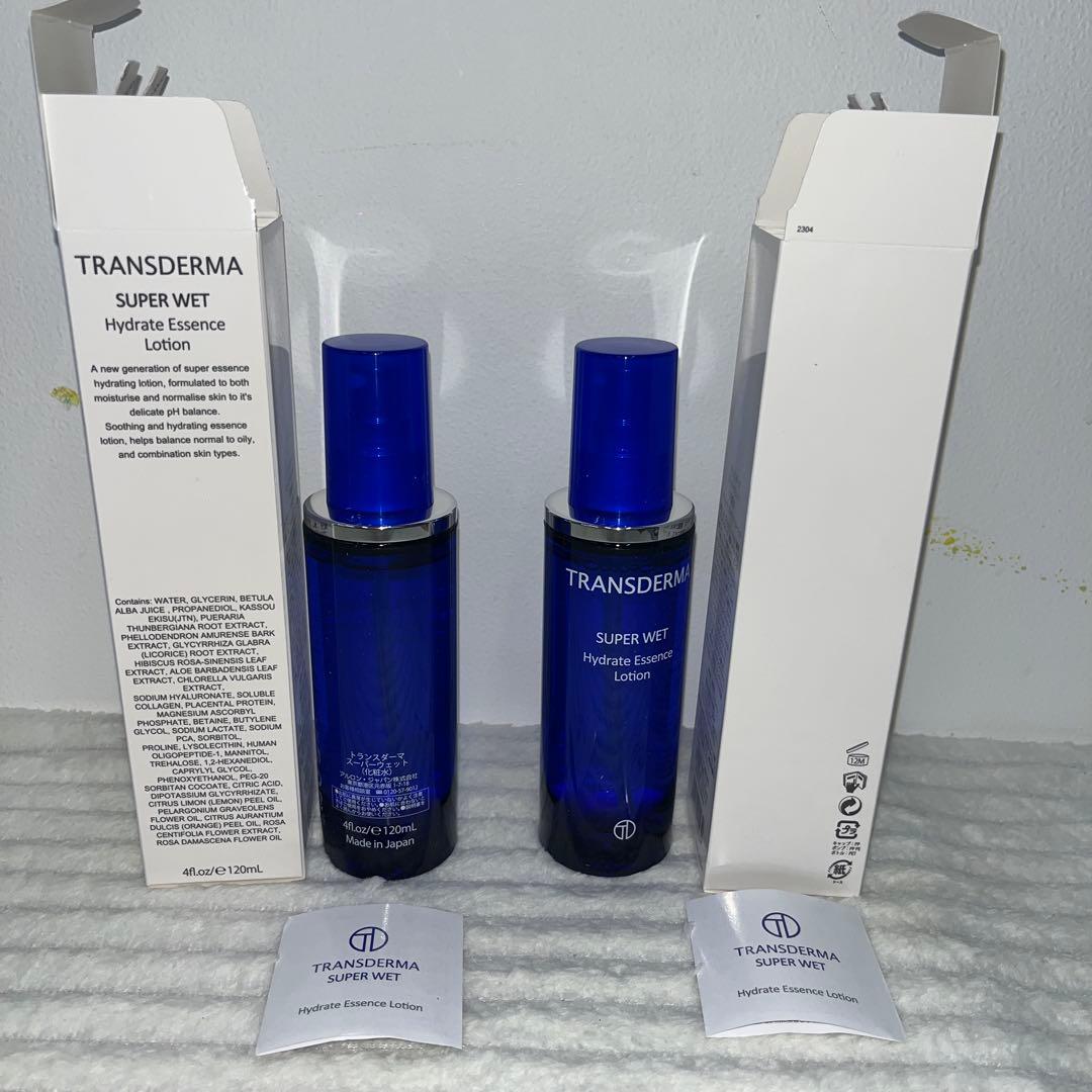 TRANSDERMA スーパーベット化粧水 120ml 2本セット