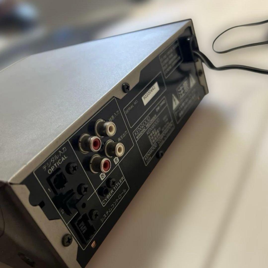 【美品】KENWOOD MDデッキ DM-7PRO ケンウッド 付属ケーブル付