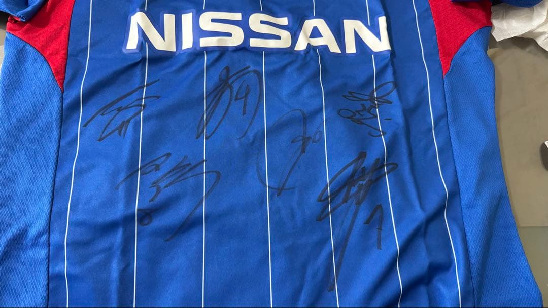 横浜マリノス サイン入り シャツ adidas 中村俊輔他