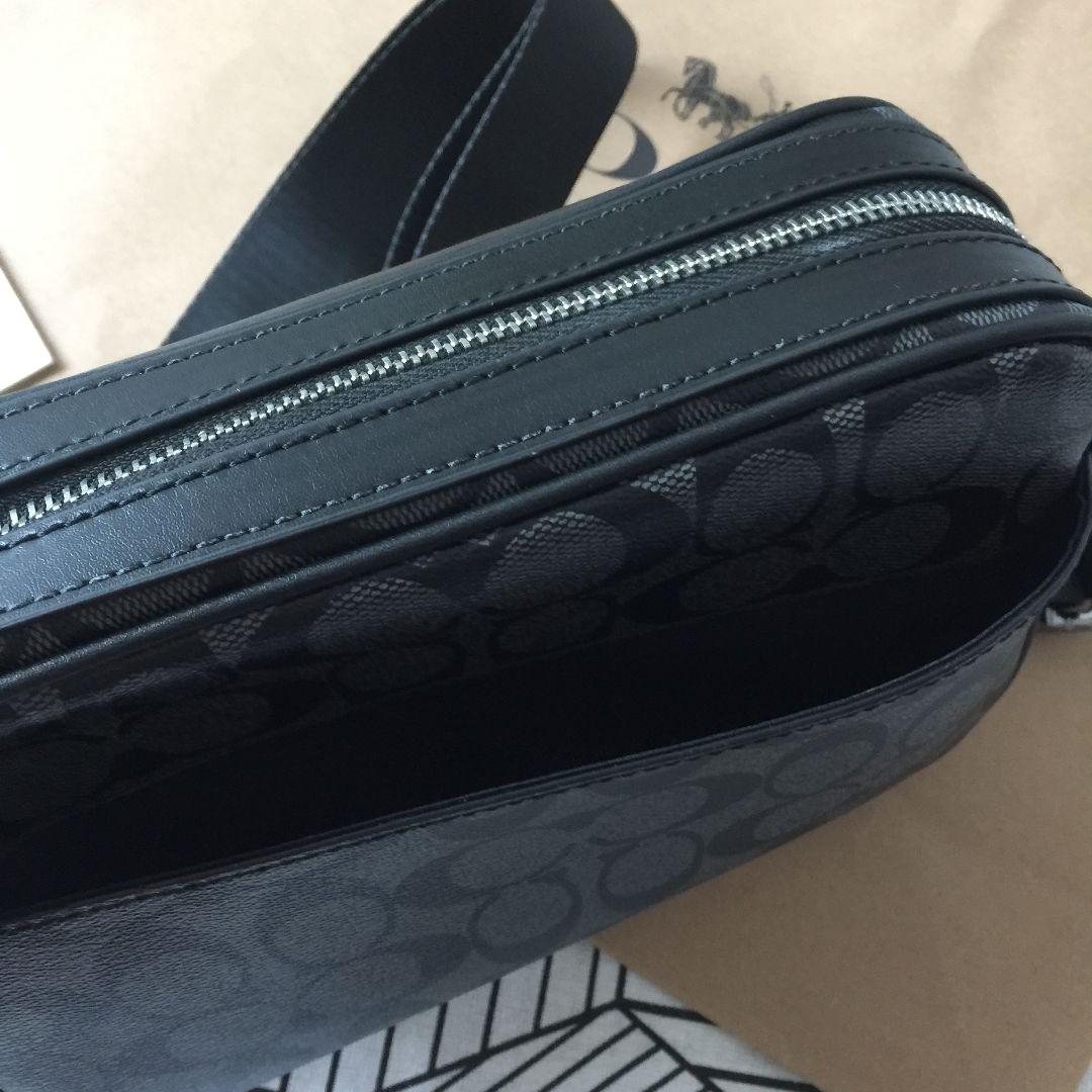 COACHコーチバッグ F50715 ブラック ショルダーバッグメンズバッグ