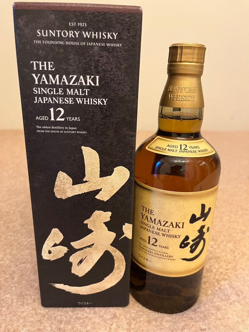 【スヒョン】山崎 12年 シングルモルトウイスキー 700ml 箱入り