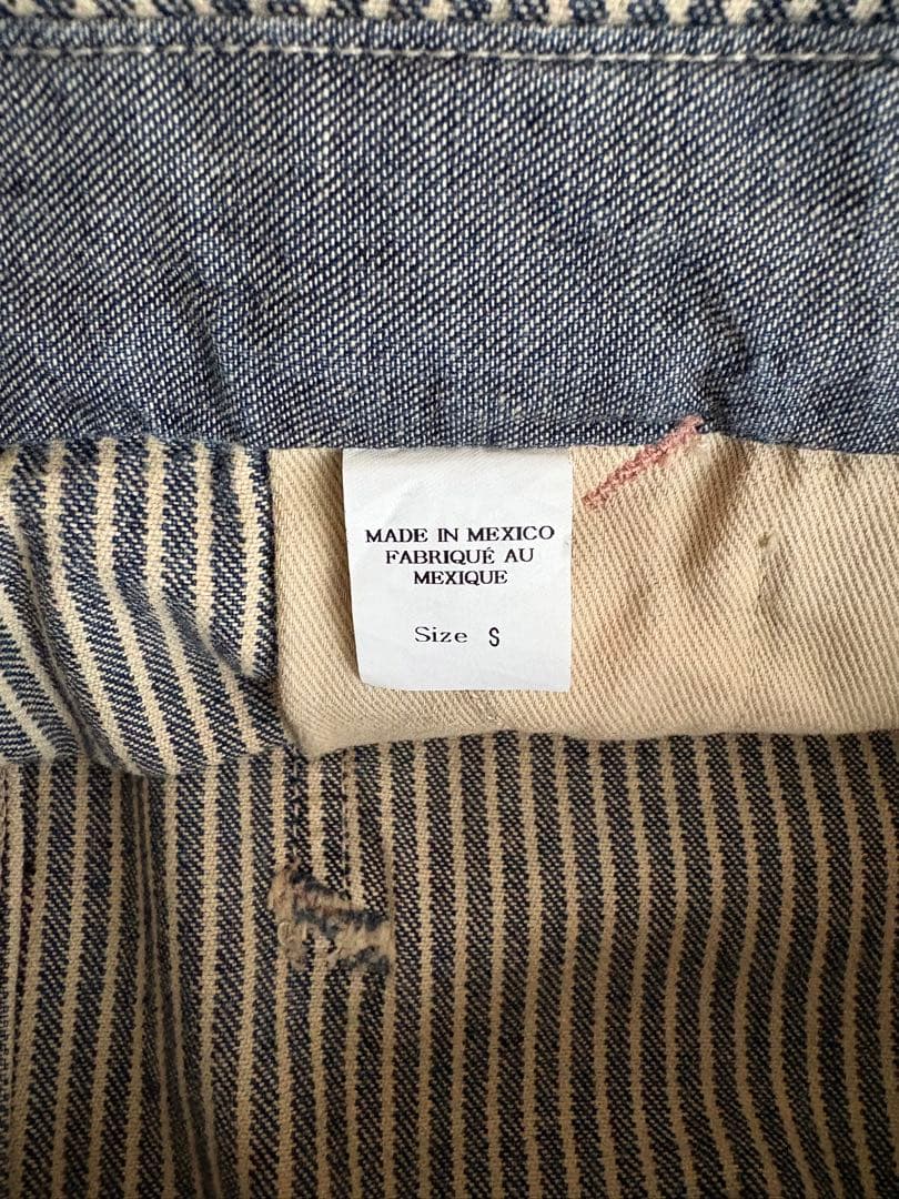 コモズ　RRL ヒッコリー　オーバーオール